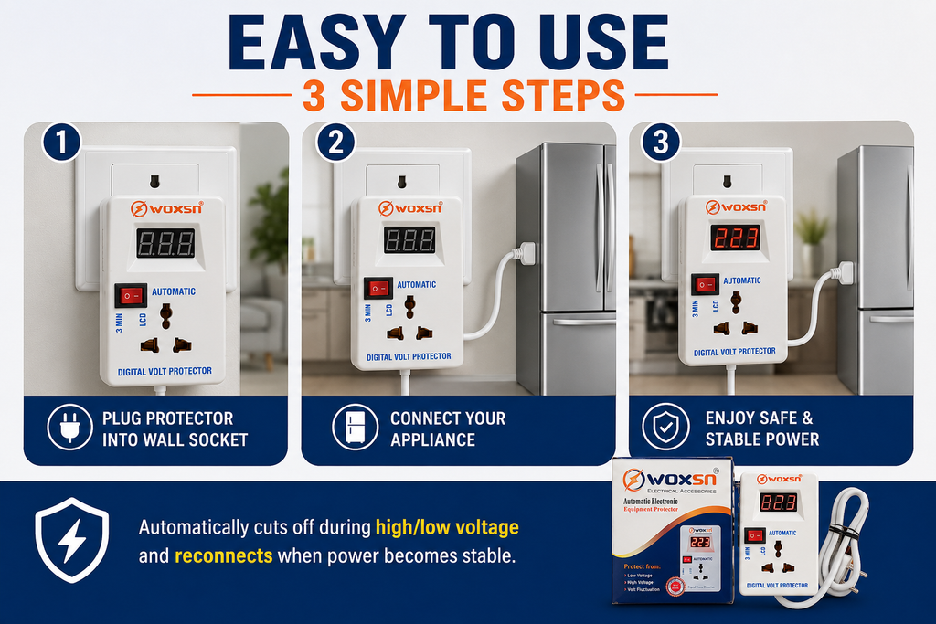 WOXSN - Smart Appliance Protector (MUHAFIZ)