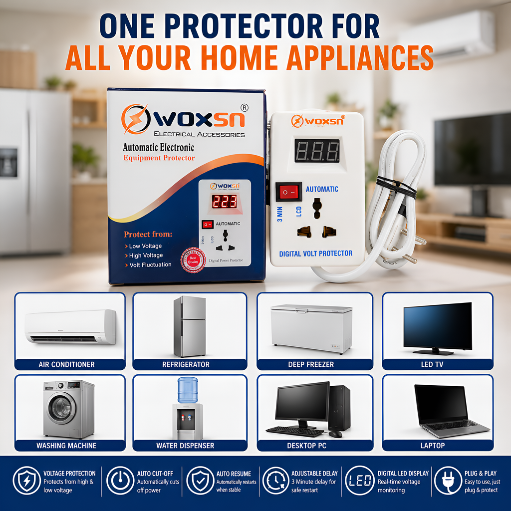 WOXSN - Smart Appliance Protector (MUHAFIZ)